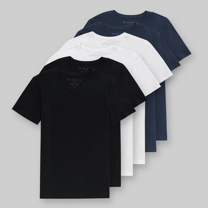 Minimal T-Shirt Kit 6X – Crew Neck