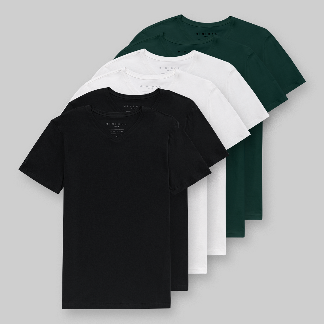 Minimal T-Shirt Kit 6X – Crew Neck