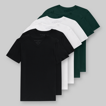 Minimal T-Shirt Kit 6X – Crew Neck