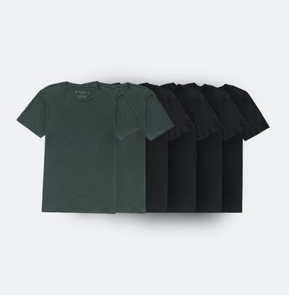 Minimal T-Shirt Kit 6X – Crew Neck