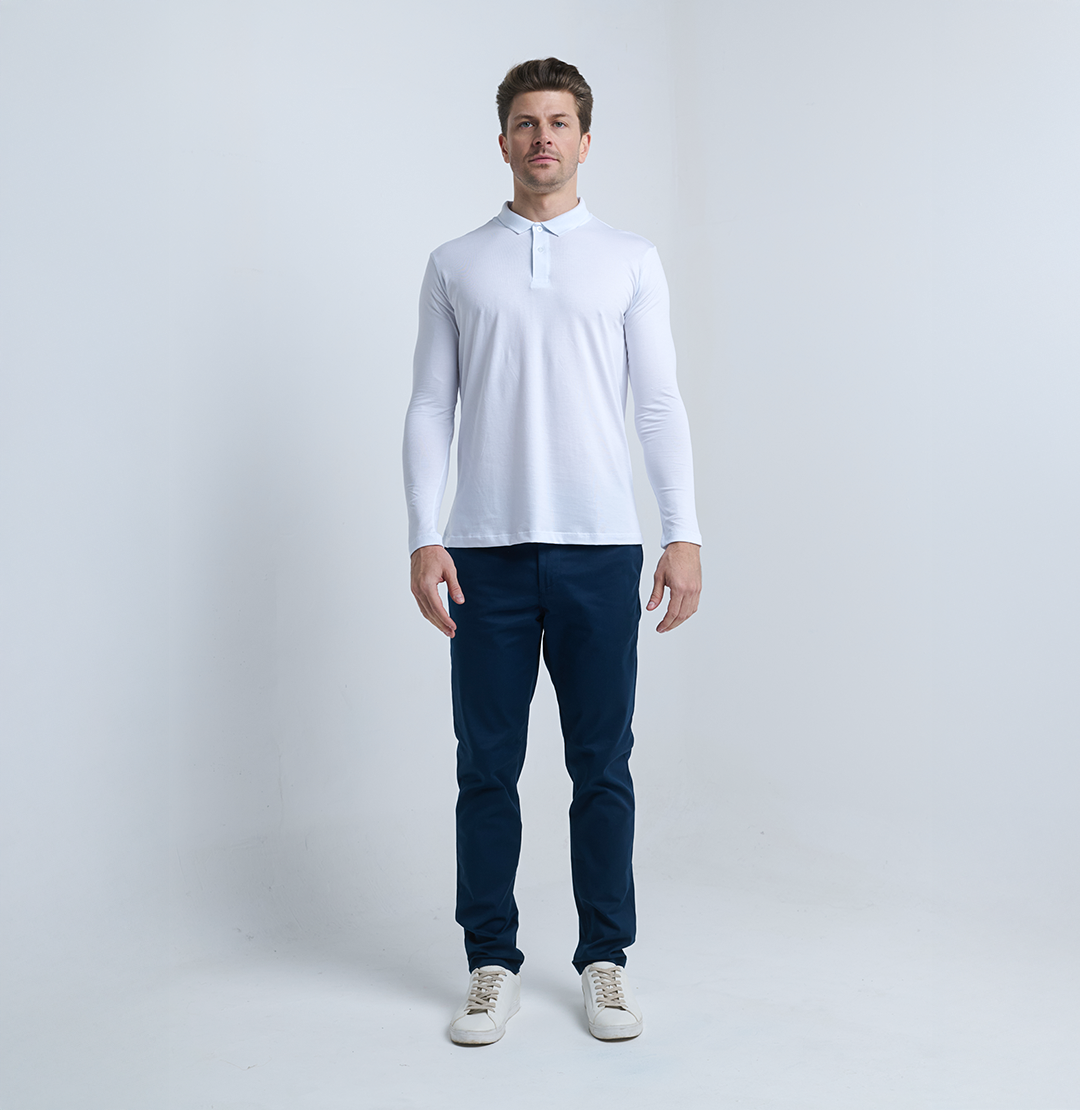 Long Sleeve Polo Shirt