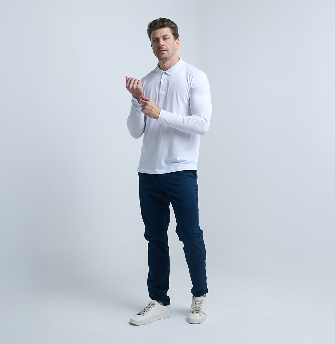 Long Sleeve Polo Shirt