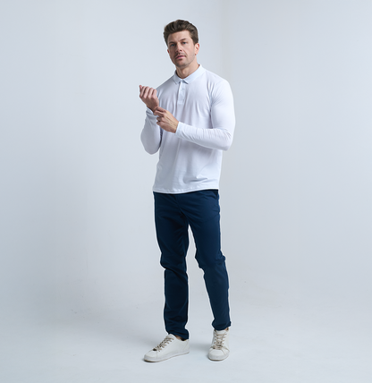 Long Sleeve Polo Shirt