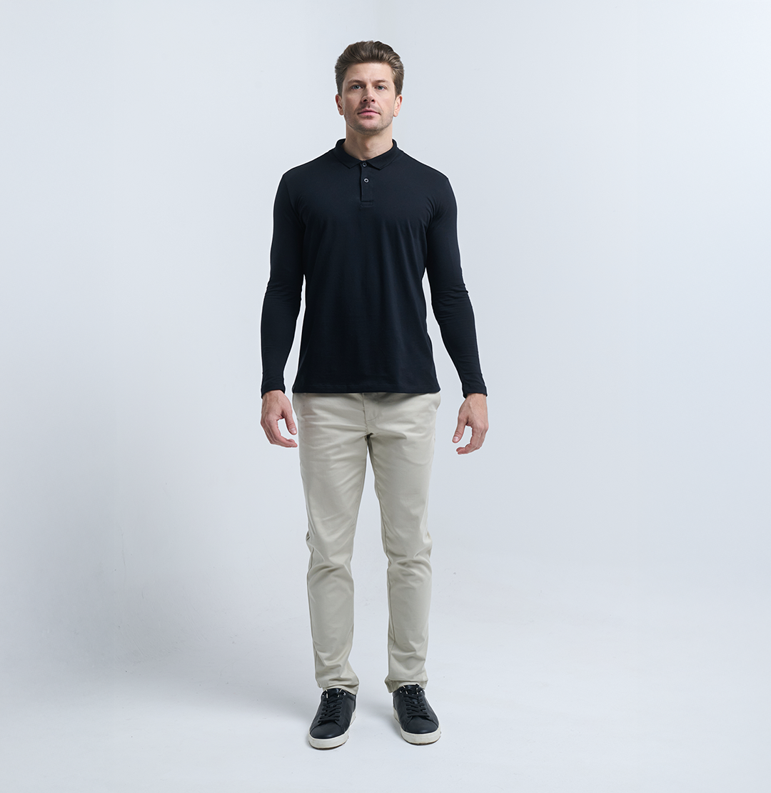 Long Sleeve Polo Shirt