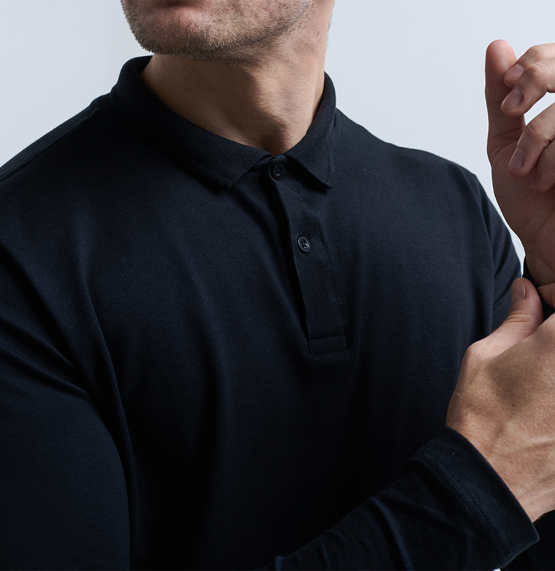 Long Sleeve Polo Shirt